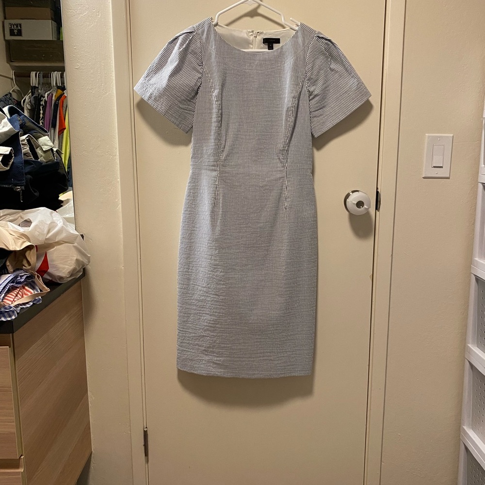 J. Crew Dress in Seersucker